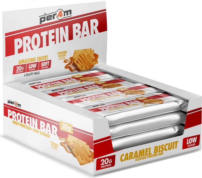 Per4m Protein Bar (12x62g) Caramel Biscuit - Repen - Eiwit Repen