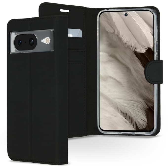 Accezz Hoesje - Geschikt voor Google Pixel 8 - Wallet Softcase Bookcase - Zwart