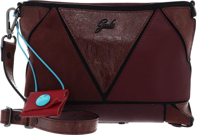 Gabs Leren Schoudertas Yuuko Momu Sendai Crossbody Bag Chianti Veelkleurig