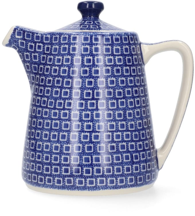 Bunzlau Castle Rechte Theepot - 1000 ml - Blue Diamond