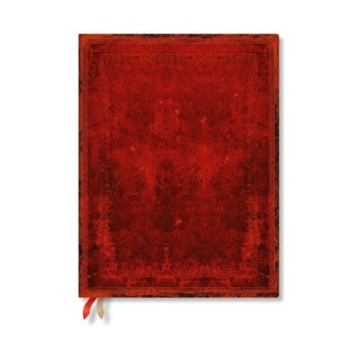 Red Moroccan Bold (Old Leather Collection) Ultra 12-Month Business Planner Softcover Flexi - Paperblanks