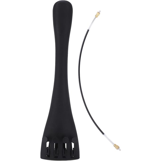 4 4 Cordier de Violoncelle Fibre de Carbone 4 Chevalets Cordier en Nylon avec Réglage Fin Pièces white