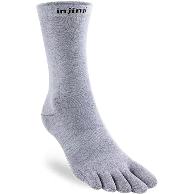 INJINJI | Liner Crew Gray (Maat - S) | Teensokken
