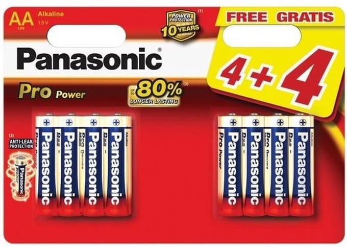 Panasonic Pro Power AA 4+4 Single-use battery Alkaline 1,5 V