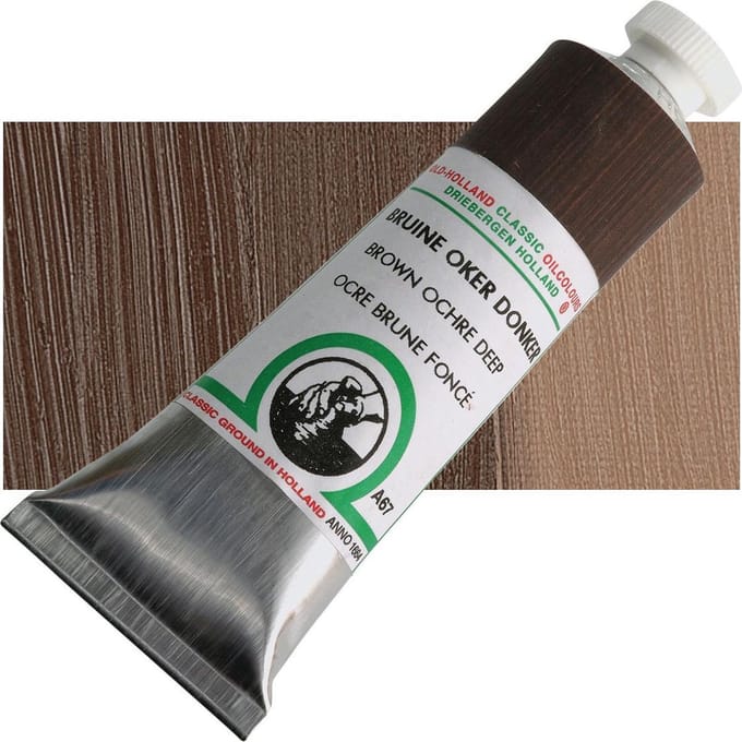 Oil paint Old Holland 40ml – 067 Brown Ocher Deep