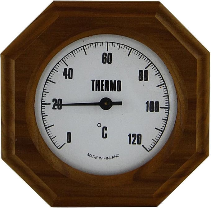 Saunia - sauna thermometer - heat treated wood