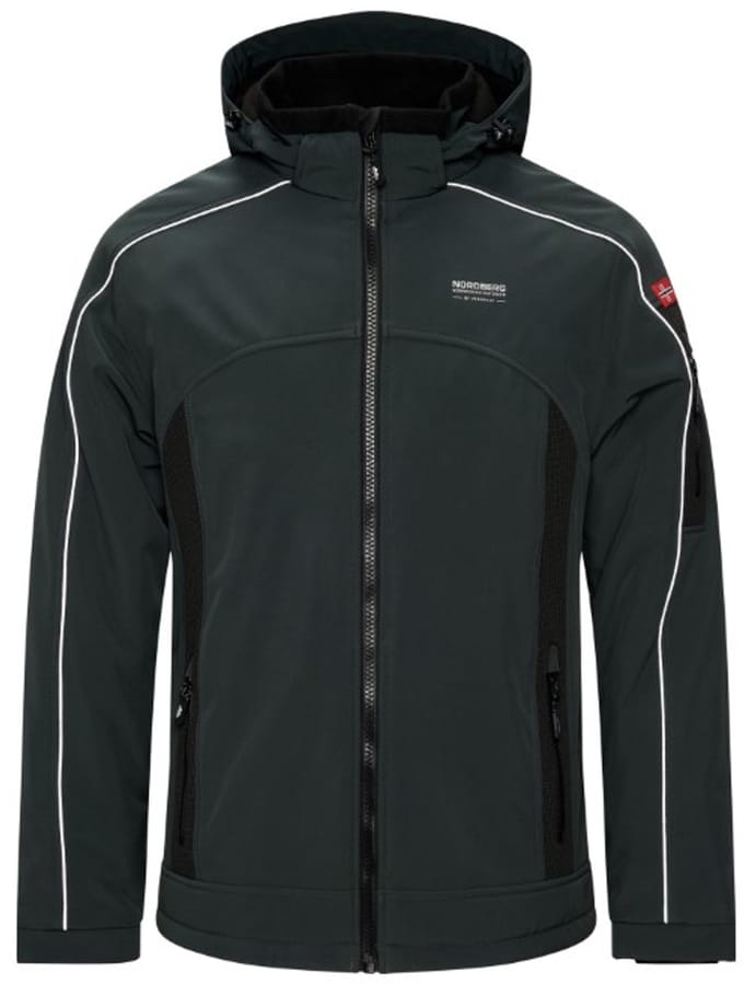 Nordberg - Jas Ole groen softshell jas heren gevoerd - Maat L