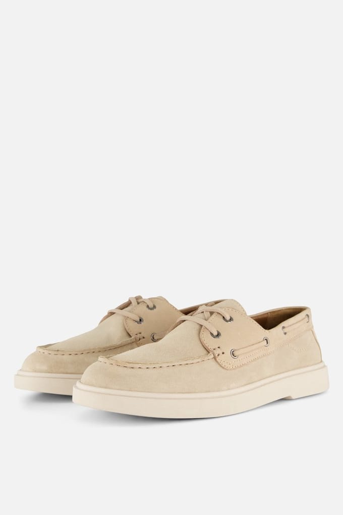 Vertice Rosalia Bootschoen beige Suède - Maat 42