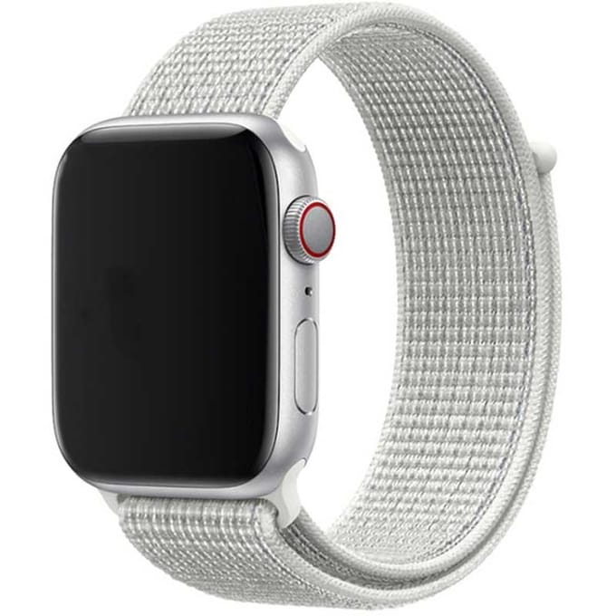 2+1 | Apple Watch Bandje Osvo - Geweven - Nylon - Top Wit