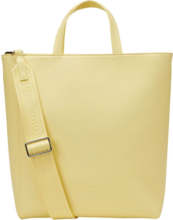 Marc O'Polo Schoudertas Handtas Veda Shopper Tender Lichtgeel
