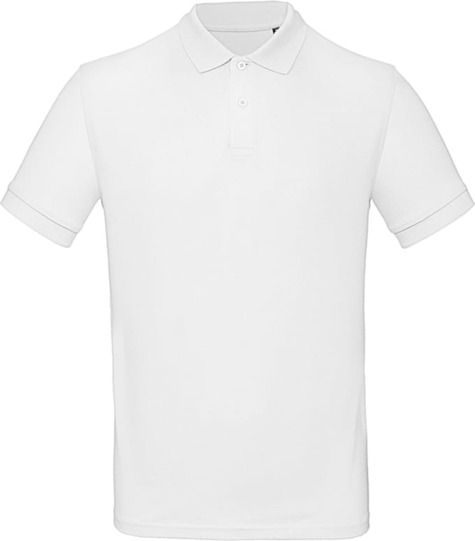 Wit Polo shirt B&C maat XL