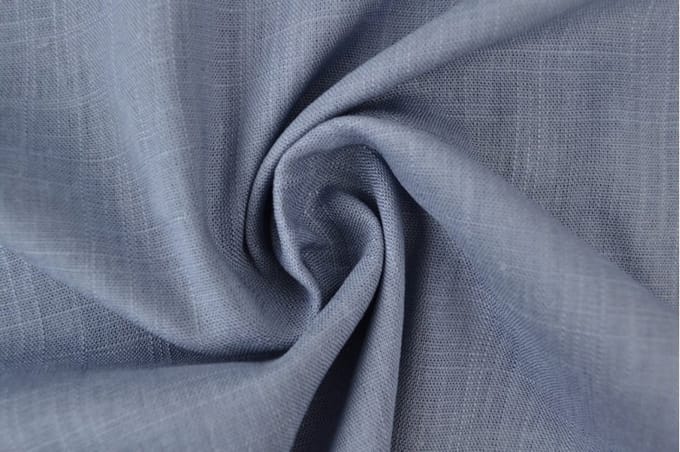 Linnen viscose stof - Vintage donkerblauw - 1 meter - Per meter - 150cm breed