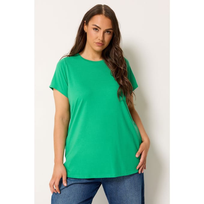 Yours Groen Core Basic Tshirt Size 58-60