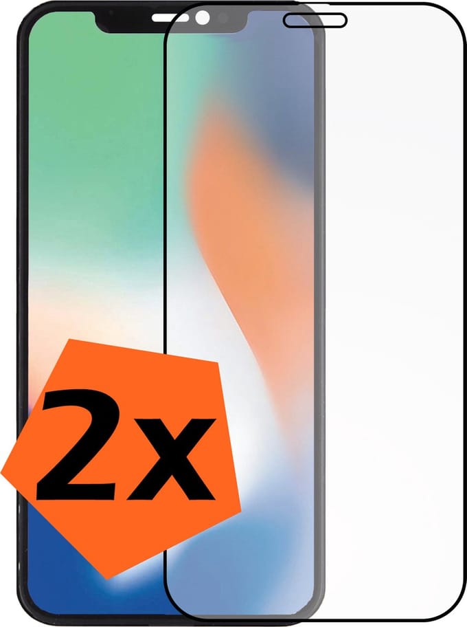 Screenprotector - 2 Stuks - Geschikt voor Apple iPhone X - Extra Sterk - Gehard Glas - Beschermglas - Tempered Glass - Screen Protector