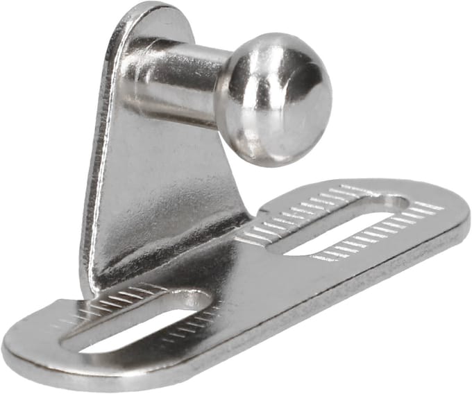 Beugel voor gasdrukveer 50 x 15 x 21 mm