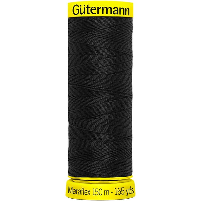 Gütermann Maraflex, No. 120, voor zeer elastische naden - 000 Zwart