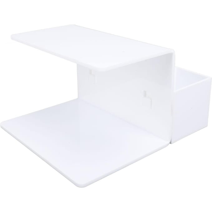 Support d'extension de cils en acrylique, support pour coussin de greffe de cils blanc