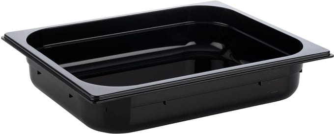 APS Gastronormbak - GN Bak - Polycarbonaat - Zwart - 3,9 Liter - Vaatwasserbestendig