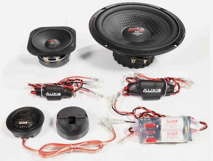 Audio System M165 EVO3 Composet / Speakers 3-weg 2 x 150W RMS 165mm / 16.5cm ( 6.5'' ) Auto Luidsprekers ( Nieuw 2026 model ! )