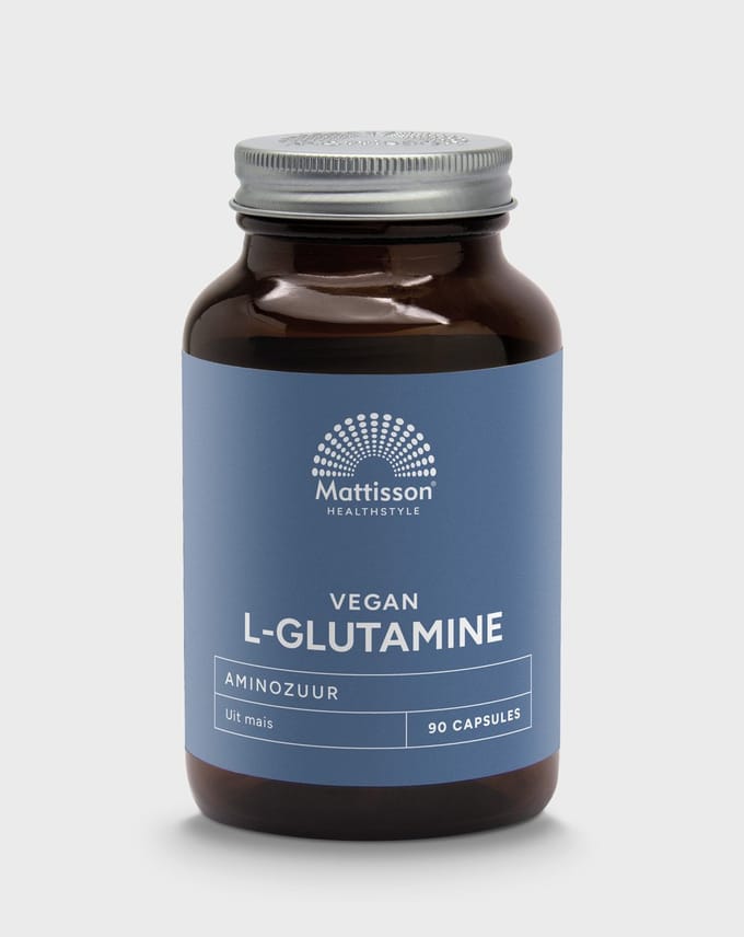Mattisson - L-Glutamine 500mg - Aminozuur Voedingssupplement - 90 Capsules