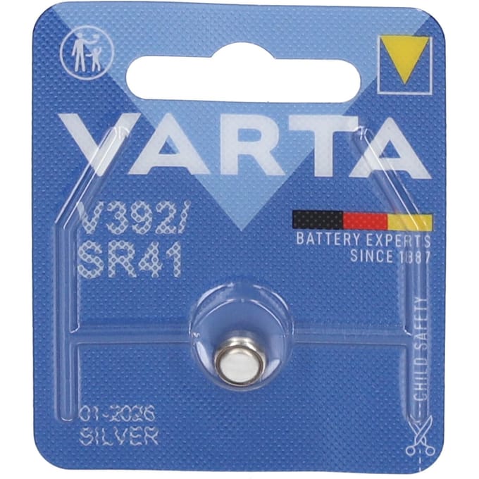 Varta - Varta V392/SR 41 Knoopcel Batterij 1.55v silver