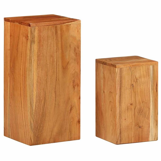 vidaXL - Plantenstandaards - 2 - st - massief - acaciahout