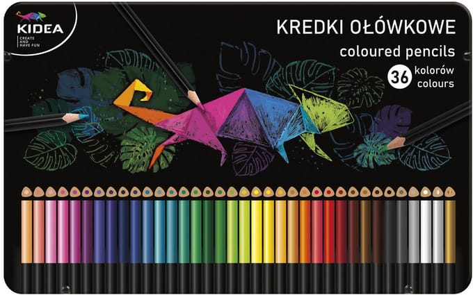 Kredki trójkątne 36 kolorów