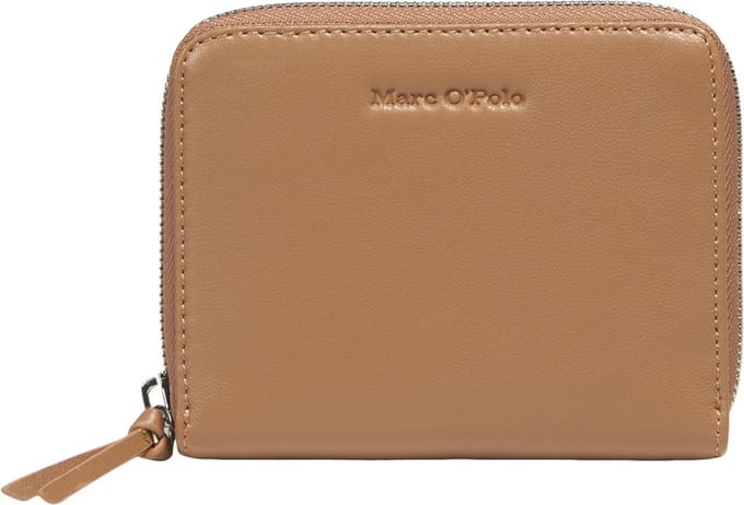 Marc O'Polo Portemonnee Ellis Zip Wallet True Camel Lichtbruin