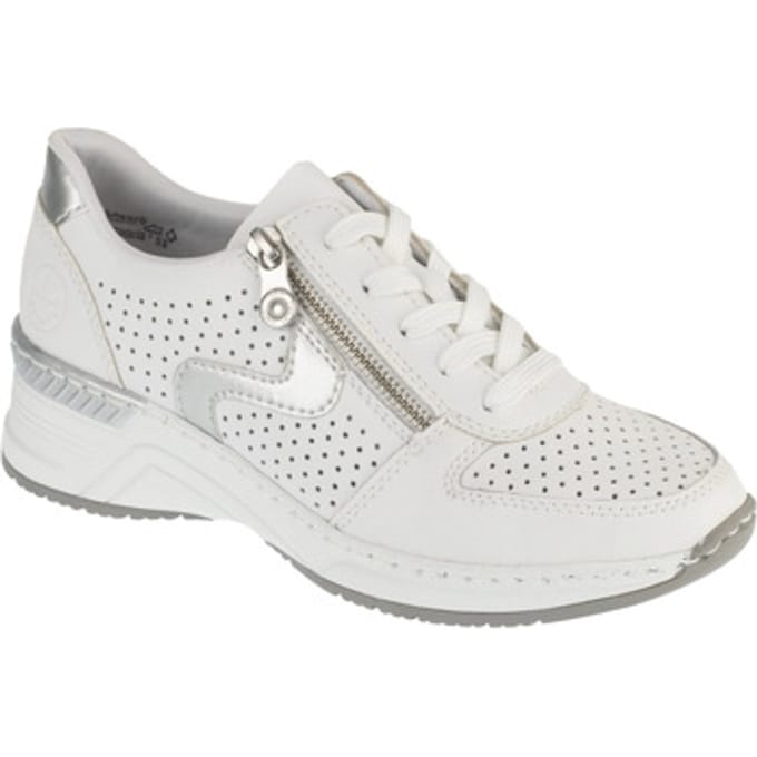 Rieker Sneakers N4340, Vrouwen, Wit, Sneakers, maat: 40