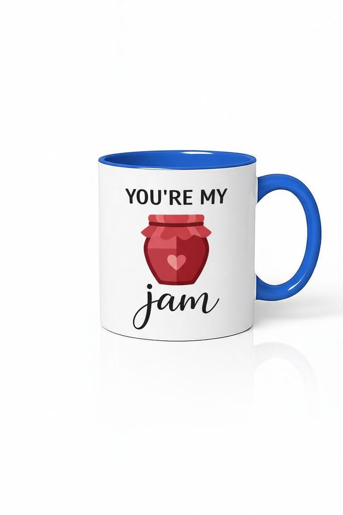 You're My Jam Mok - Liefdevol Cadeau met Grappige Jampot Print