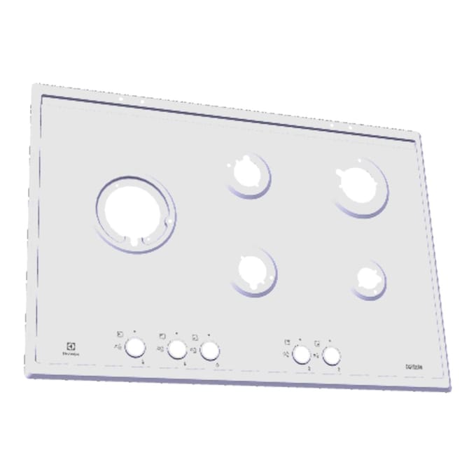 AEG bovenblad, inox, 744x510mm 140015092640