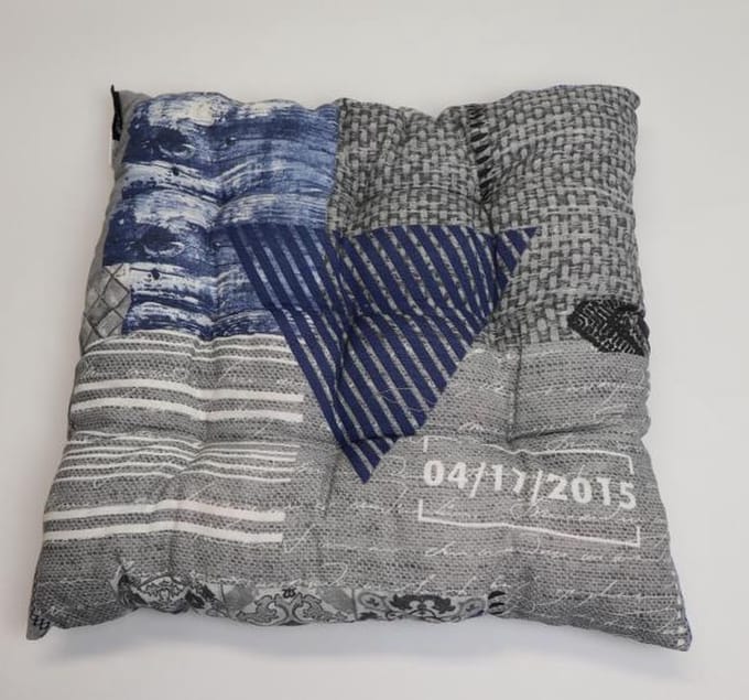 Madison Toscane zitkussen 46x46 cm Kell blue