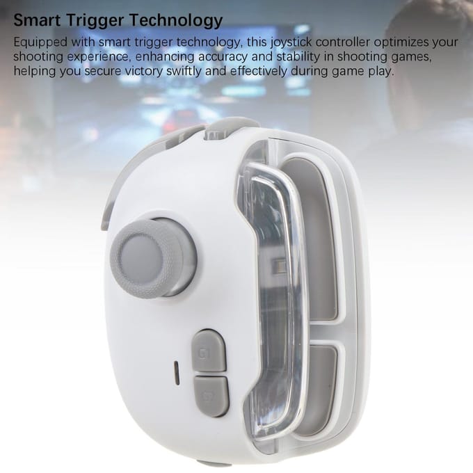 Mobiele Game Joystick Controller Bluetooth Draadloos Macro Opname Mobiele Telefoon Gaming Gamepad Mobiel gray
