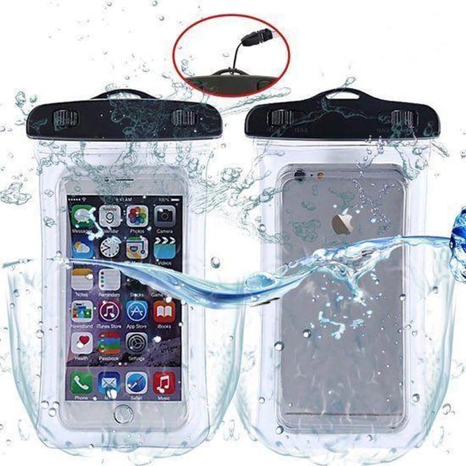 Ntech hoesje Waterdichte hoesje Pouch Geschikt voor iPhone 11 Pro Max - Transparant
