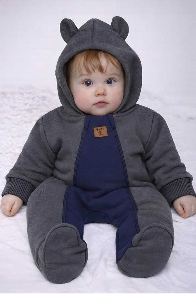 Dartomik - Kinder Overall - 2 Ritsen - 80 - Katoen - Oeko-Tex