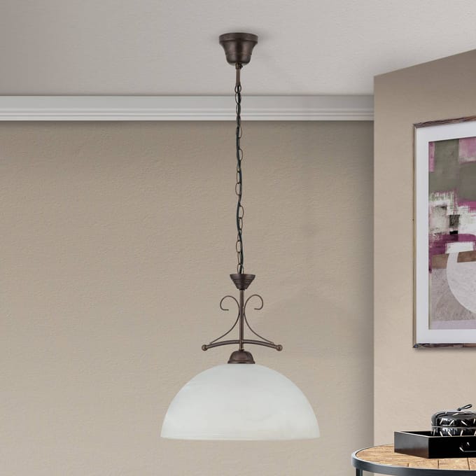 ORION Hanglamp Marco met albastglas, 1-lamp