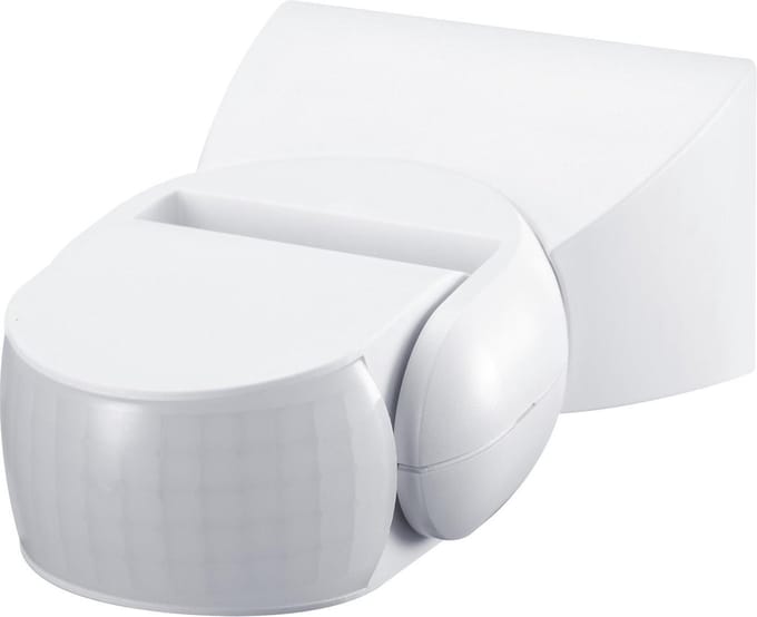 Infrarood bewegingsmelder PIR Modern Range 12 m Kleur Wit IP65 Maclean Energy MCE201W