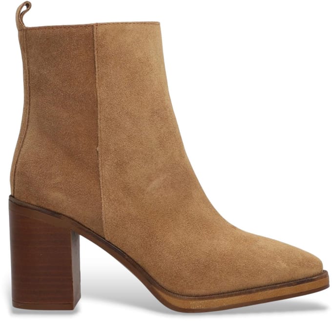 Alpe Bruine Camden Leren Enkellaarsjes