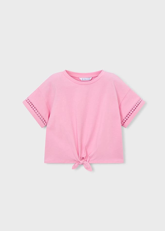 MAYORAL - Meisjes t-shirt - Maat 92 - Meisjes - Roze -