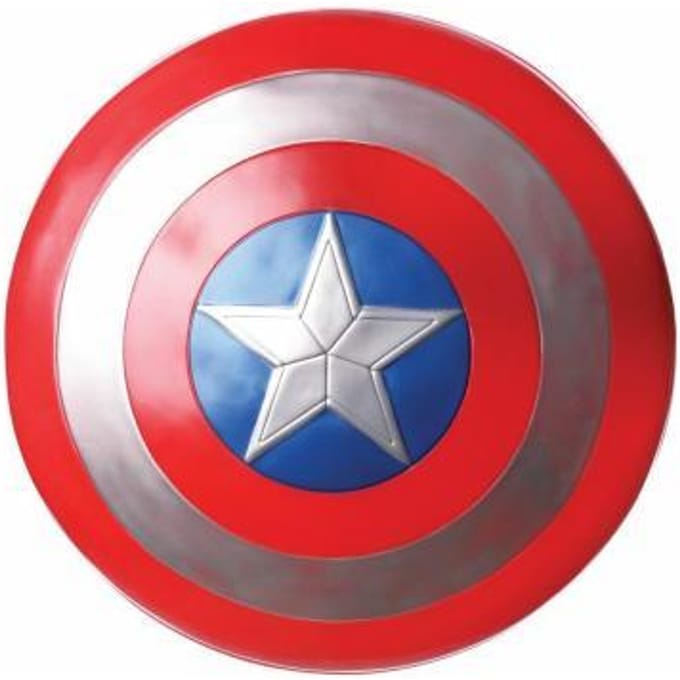 RUBIES FRANCE - Plastic metallic Captain America schild voor kinderen