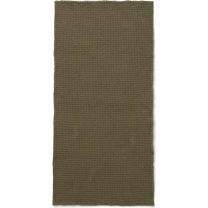 Ferm Living Organic Badhanddoek - olive