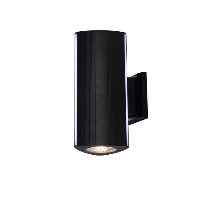 Moderne Buitenwandlamp up down Zwart IP65 incl. LED Wit Licht - Garleds Setos