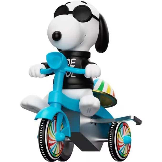 Super7 Super Cycles Peanuts - Joe Cool (Black with Blue Trike)