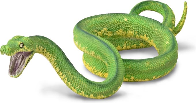 COLLECTA Figurine - Groene Boompython - (L) - Wilde Dieren - Handgeschilderd - Miniatuur