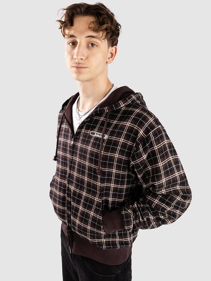 Empyre Beach Blanket Zip Hoodie bruin