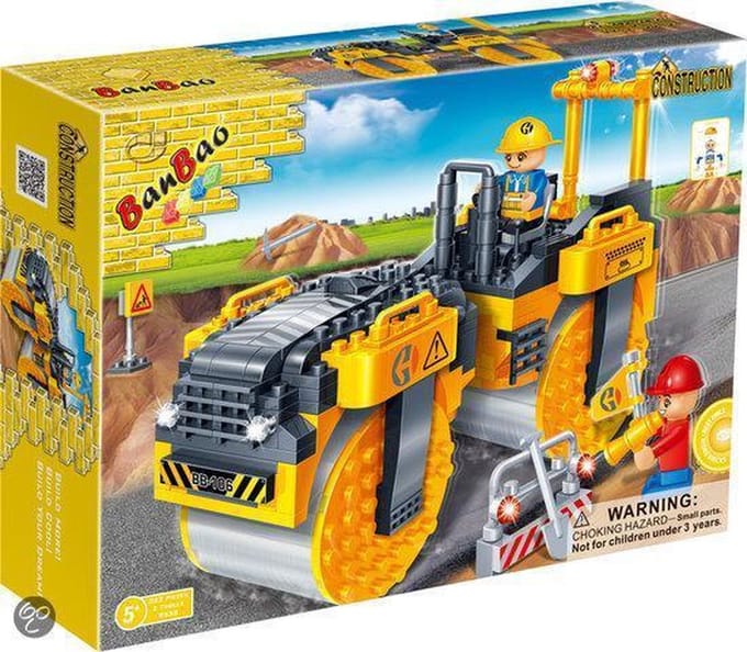 BanBao Constructie Stoomwals - 8538