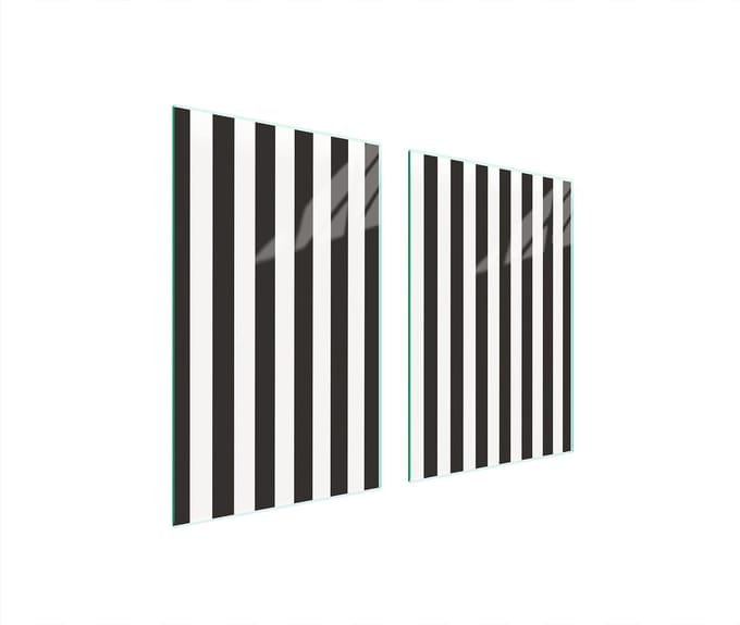 TMK ArtDeko - Snijplank - 65x52 cm - Beschermplaat - Glas
