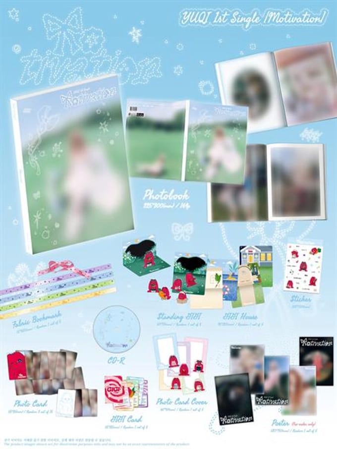 YUQI - Motivatie (1e single) Album only white