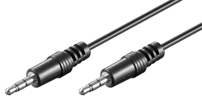 Goobay Audio-aansluitkabel AUX, 3,5 mm stereo, CU, jackplug 3,5 mm-stekker (3-pins, stereo) > Jackplug 3,5 mm-stekker (3-pins, stereo)