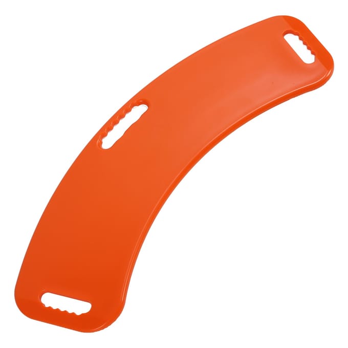 Elderly Transferring Board Anti Slip Assist Thickened Curved Elderly Transfer Board Orange red